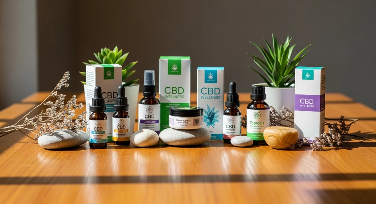 Personne sereine utilisant de l'huile de CBD pour la gestion du stress