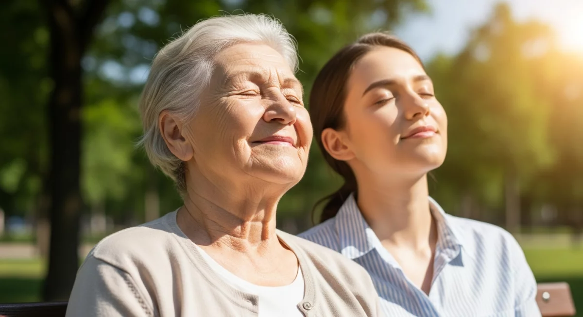 Personne prenant un complément de vitamine D avec un verre d'eau dans un environnement lumineux