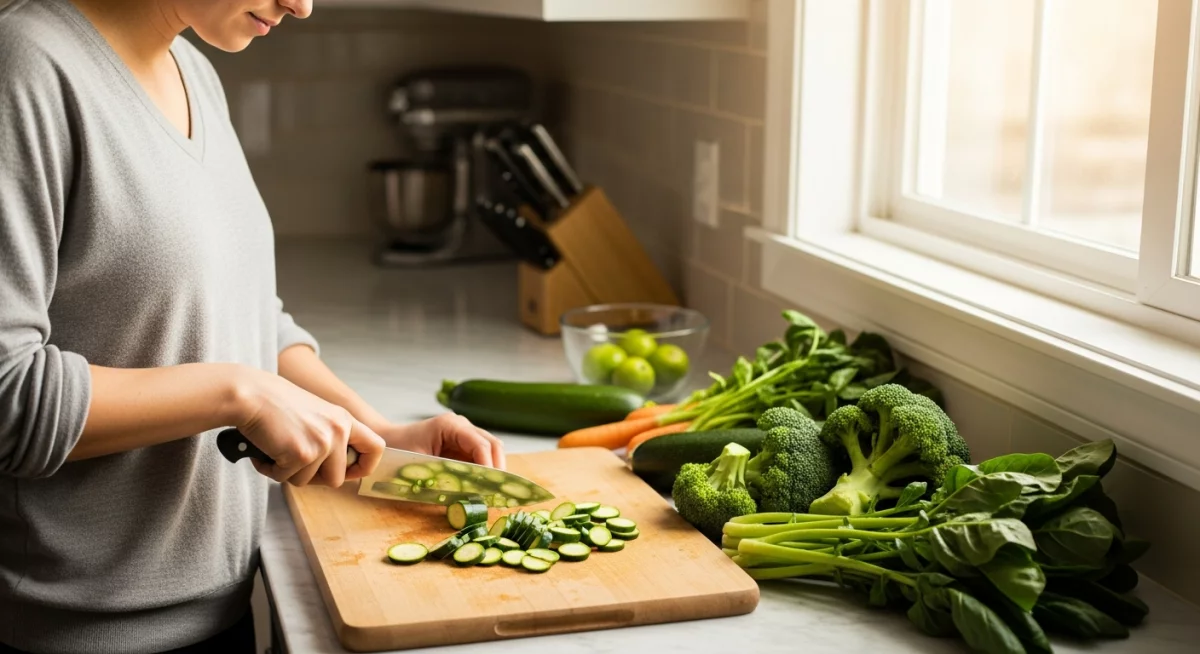 Consultation médicale avec un professionnel de santé examinant des résultats de tests et discutant avec un patient